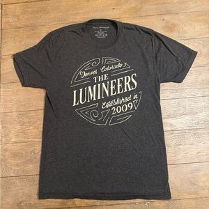 The Lumineers, Denver, CO, Gray T-Shirt, Small